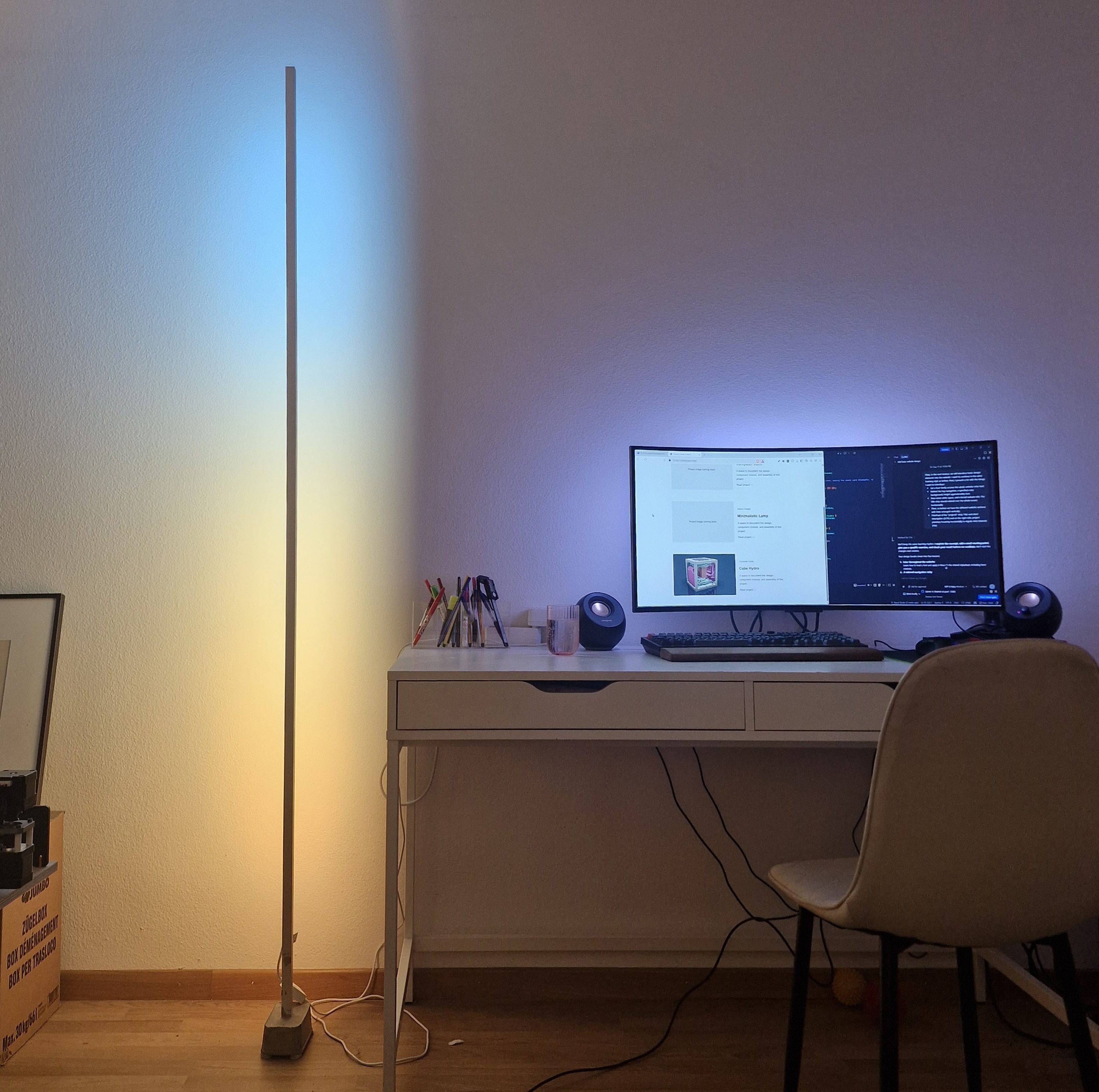 Minimalistic Lamp project
